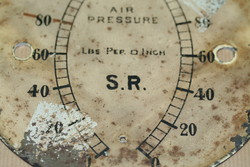 Clock dial before restoration - Services